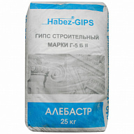 Гипс Г-5 Б II  Habez, белый, 25кг цены в Воронеже
