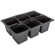 Мини кассета для рассады, 6 ячеек, объем ячейки 155мл цены в Воронеже