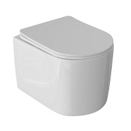 Унитаз подвесной WAVE SOLO, безободковый, с плавным закрыванием цены в Воронеже