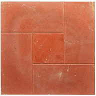 Плитка тротуарная "4 кирпича", 300х300мм, красная цены в Воронеже