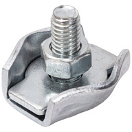 Зажим для стальных канатов Simplex, М 4, одинарный, 1шт/упак цены в Воронеже