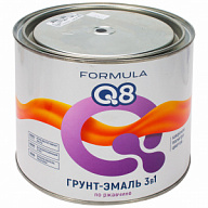 Грунт-эмаль по ржавчине 3в1, FORMULA Q8, черная, 1.9л цены в Воронеже