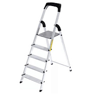 Стремянка Sarayli, алюминиевая, 5 ступеней цены в Воронеже