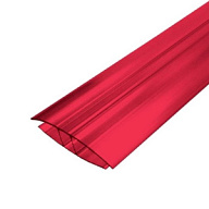 Профиль соединительный неразъемный НР, 8 х 6000мм, гранатовый цены в Воронеже