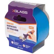 Лента малярная Xglass, для точных линий, 48мм х 25м цены в Воронеже