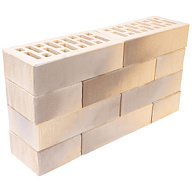 Кирпич лицевой керамический Старооскольский Recke, белый с серым напылением (Art 1-81-00-2-00), рельефный, 1,0НФ, М200-250, (480шт, упаковка) цены в Воронеже