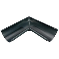 Угол желоба водосточного d-125, внутренний, RAL 7024 серый графит цены в Воронеже