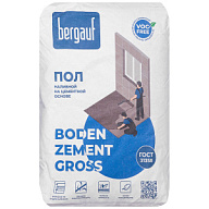 Наливной пол на цементной основе Bergauf Boden Zement Gross, 25кг цены в Воронеже