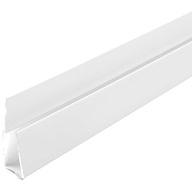 L-профиль ПВХ, стартовый, 20мм, 3000мм, белый цены в Воронеже