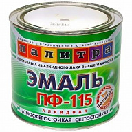 Эмаль ПФ-115 Палитра, черный, 1.9кг цены в Воронеже