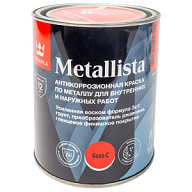 Грунт-эмаль по ржавчине 3в1 Tikkurila Metallista, белая, база C, 0.8л цены в Воронеже