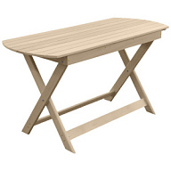 Стол овальный раскладной, липа, 1400мм х 760мм х 600мм цены в Воронеже