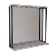 Шкаф с зеркалом Бруклин 80 Mixline, бетон цены в Воронеже