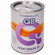 Грунт-эмаль по ржавчине 3в1, FORMULA Q8, красно-коричневая, 0.9л цены в Воронеже