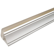 Плинтус ПВХ потолочный, галтель, 3000мм, белый цены в Воронеже