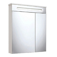 Шкафы настенные, пеналы Шкаф зеркальный навесной Парма 60, белый, с подсветкой Шкаф зеркальный навесной Парма 60, белый, с подсветкой цены в Воронеже