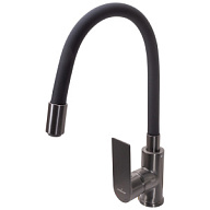 Смеситель для кухни Mixline ML33-098GR, графит цены в Воронеже