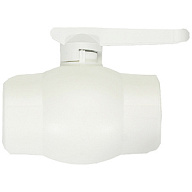 Кран шаровый полипропиленовый Kalde 40, белый. цены в Воронеже