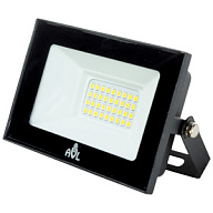 Прожектор светодиодный AVL, 30Вт, 6500К, IP65, черный цены в Воронеже