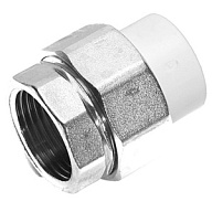 Муфта полипропиленовая Valfex, разъемная "американка", 20 х 3/4" г, белый цены в Воронеже