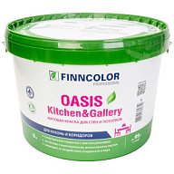 Краска водно-дисперсионная Finncolor Oasis Kithen/Gallery, для стен и потолка, матовая, база А, 13.1кг цены в Воронеже
