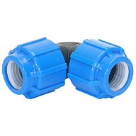 Отвод ПНД соединительный, ДУ32 х ДУ32, компрессионный цены в Воронеже