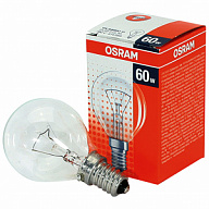 Лампа накаливания Osram classic Р, шар прозрачный, 60Вт, Е14 цены в Воронеже