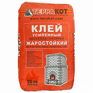 Клей жаростойкий  Терракот, усиленный, 25 кг цены в Воронеже