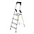 Стремянка Sarayli, алюминиевая, 4 ступени