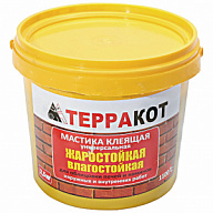 Мастика Терракот, клеящая универсальная, для облицовки каминов и печей, 2.5кг цены в Воронеже