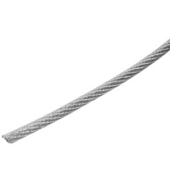 Трос стальной в оплетке ПВХ М 3/4мм, бухта 30м цены в Воронеже