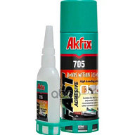 Супер клей двухкомпонентный Akfix 705, набор 50гр + 200мл цены в Воронеже