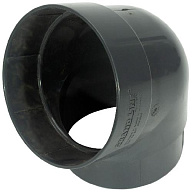 Колено водосточное Grand Line, 67 градусов, графит цены в Воронеже