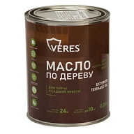 Масло по дереву для наружных работ Veres Exterior Terrase Oil тик, 0,85л цены в Воронеже