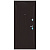Дверь металлическая Гарда Букле, черный бетон графит, 860х2050х75мм, левая