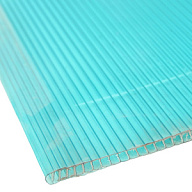 Поликарбонат SafPlast, 16 х 2100 х 12000мм, бирюза, 12 метров рулон цены в Воронеже