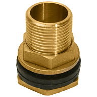 Переходник с фланцем для резервуара, никель, 3/4" цены в Воронеже