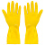 Перчатки Komfi, латексные, желтые, L