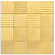 Плитка тротуарная "Паркет", 300х300мм, желтая