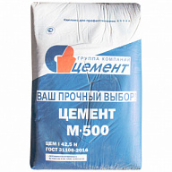 Цемент Михайловский М-500, серый, 50кг, штучно. цены в Воронеже