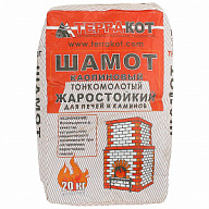 Шамот каолиновый жаростойкий  Терракот, 20 кг цены в Воронеже