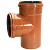 Тройник канализационный наружный d 160х160х160мм, угол 90°