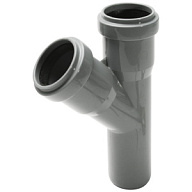 Тройник для внутренней канализации d 32х32мм, угол 45° цены в Воронеже