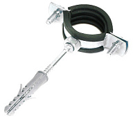 Крепление трубы к стене ДУ25, с шурупом и дюбелем цены в Воронеже