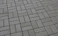 Плитка тротуарная прессованная "Брусчатка" серая, 60х100х200мм, (12.96м2/648шт/уп) фото №4