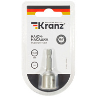 Бита с торцевой головкой Kranz, магнитная, 13х48мм, 1/4" цены в Воронеже