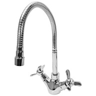 Смеситель для кухни Rossinka Q02-75, с гибким изливом цены в Воронеже