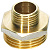 Ниппель переходной, никелированный, 1/2" х 1"