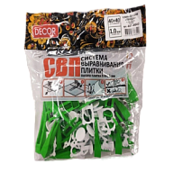 Зажим + Клин Decor для плитки "Панда" 1.0мм, 40+40шт/упак цены в Воронеже