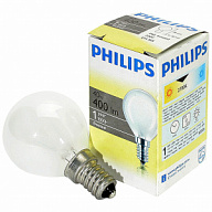 Лампа накаливания Philips P45, шар матовый, 40Вт, Е14 230V цены в Воронеже
